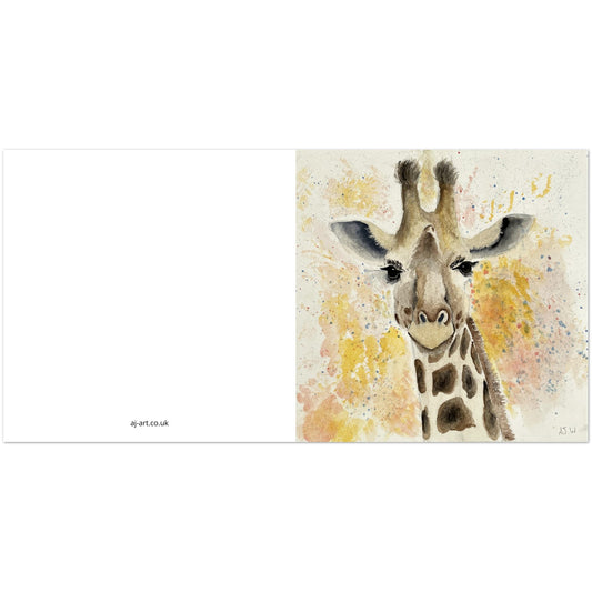 Giraffe - Pack of 10 Greeting Cards (standard envelopes)